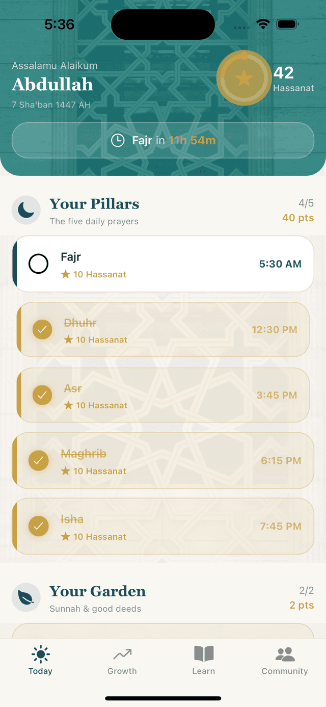 Hidaya App Screenshot